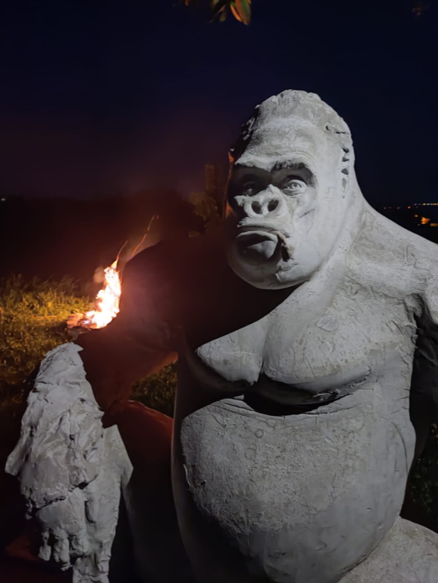 Pachakutiq Gorilla sculpture author Marina Stoponja